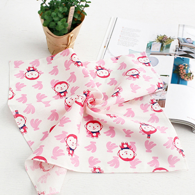 5ea-無蛍光ハンカチ）モンキーズ（2種）