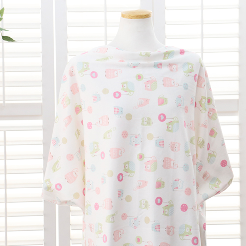 大幅両面大丸猫とフクロウ