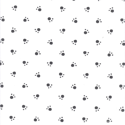 綿混足裏白地黒足の裏1251