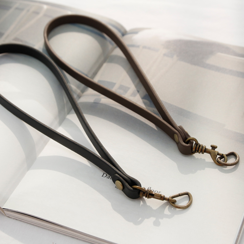 バッグストラップ21cmレザークラッチハンドル2種