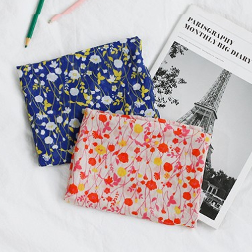 シーポン生地花柄フラワー生地エンドレス広幅シーポン生地2種