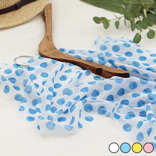 シーポン生地 水玉スタンプ トット広幅 シーポン生地 4種