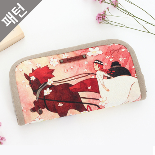 パタン小物ファスナー長財布P923