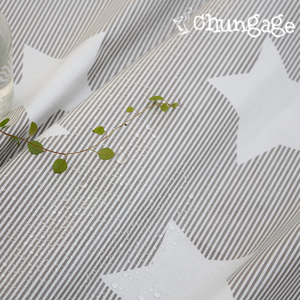 防水ラミネート非毒性TPU防水布ココアグレースターストライプ