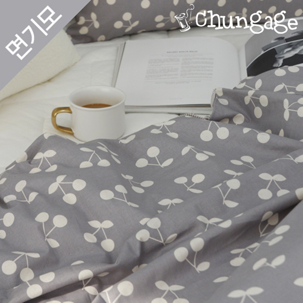 綿起毛極細寺院団北欧コットン20水チェリーボンボン