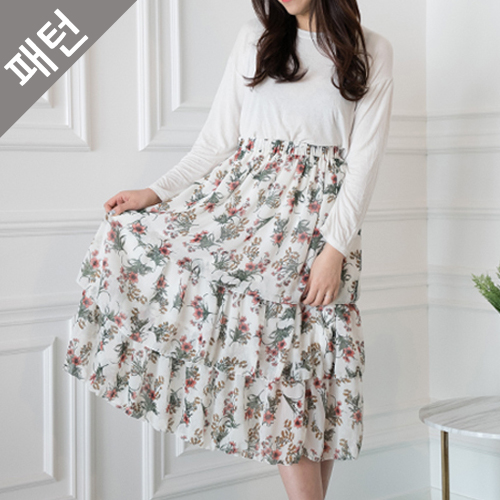 パタン女性の女性のスカートP1050