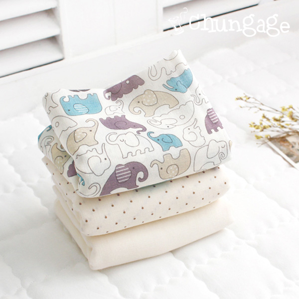 無蛍光ダブルガーゼダンボ3種