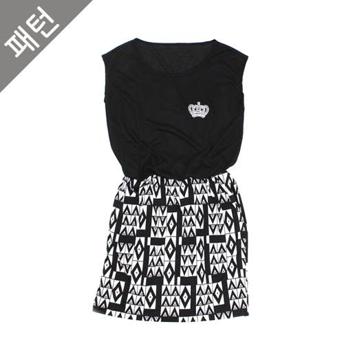 パタン女性ワンピースパタン夏のワンピースの服パタンP148