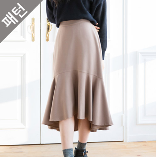 服のパターンの衣装パターン女性のスカートP975