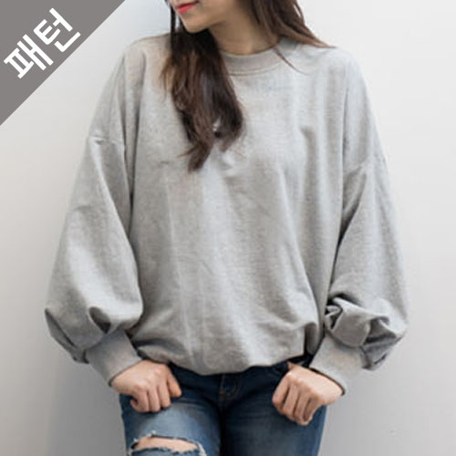 服のパターンシンプル基本Tシャツ女性のTシャツのパターンP1040