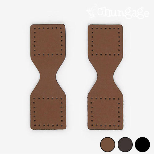 バッグ部材 革 ウェービング 飾り 30mm 3種