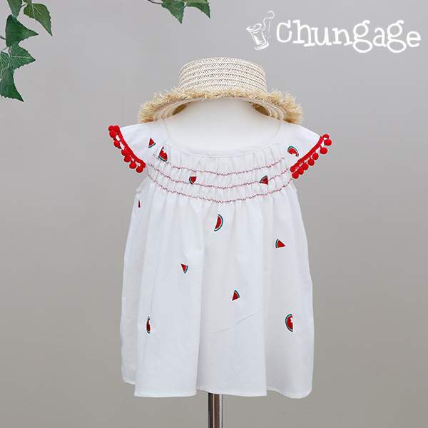 刺繍生地ウォッシング鉱木生地ウォーターメロンE-009ハンマ