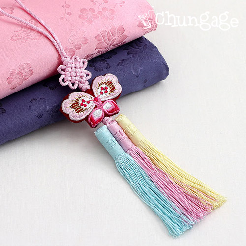 韓服狩猟 キノコ市蝶の貝殻 パステル