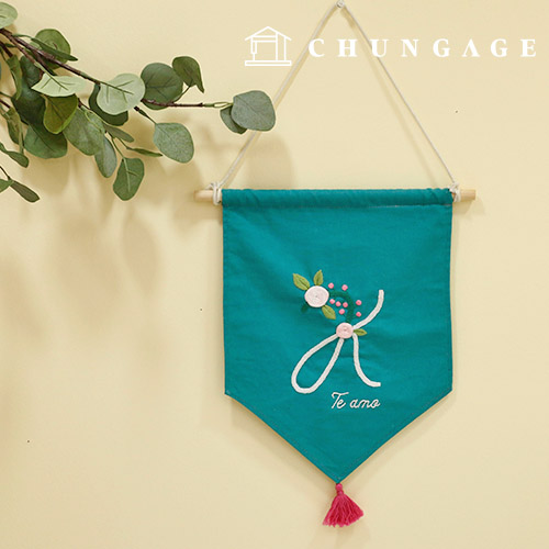 フランス刺繍パッケージDIYキットお花ガーランドティアモCH511223