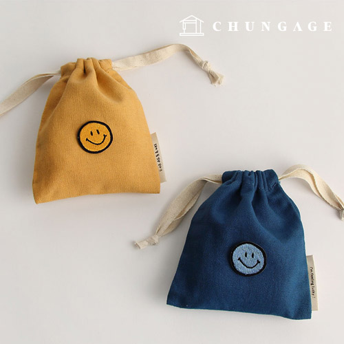 熱接着ワッペンデイリースマイル4種