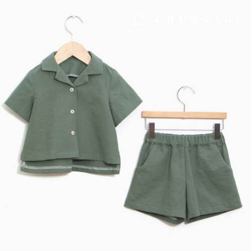服を作る服パターン子供上下セット衣装パターンP1099