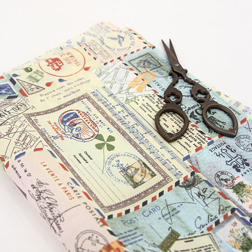 綿混レタリング3種アイボリー2913