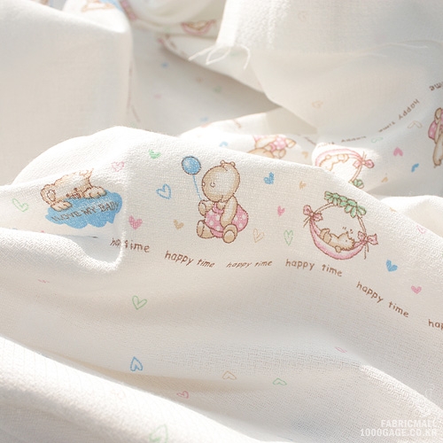 ガーゼ生地 Love My Baby