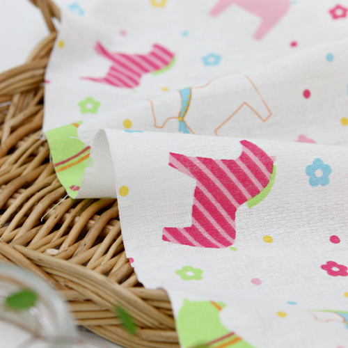 カット地無蛍光ガーゼ馬