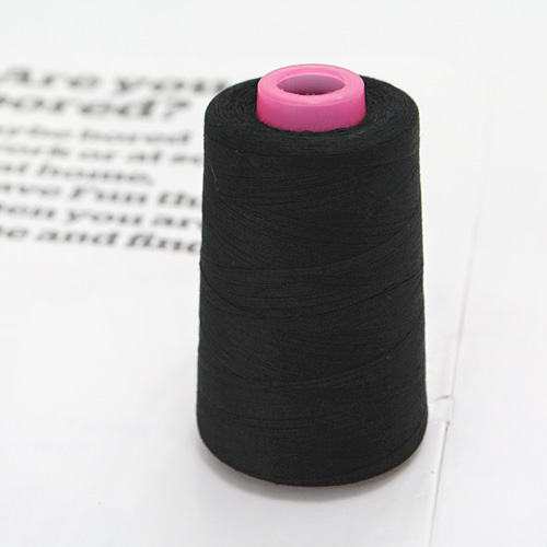 縫い糸調整ミシン糸40数2合ブラック