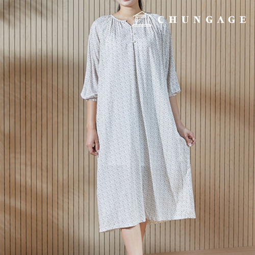 服のパターンの女性ワンピースルーズフィットワンピースの衣装パターンP1422