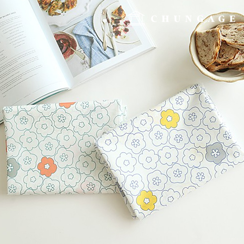 防水ラインフラワーポリ防水布大幅フラワー2種