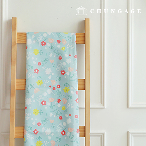 防水メリー有ポリ防水布大幅花柄065