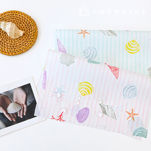 防水グロービーチポリ防水布大幅ストライプ2種