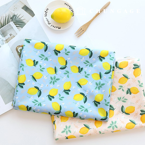 防水レモニーポリ防水布大幅フラワー2種