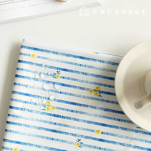 防水ストライプワルツポリ防水布大幅ストライプ023