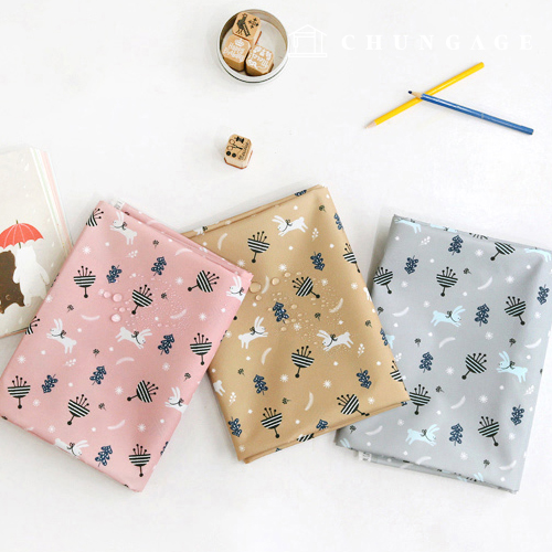 防水雪ウサギポリ防水布大幅パタン3種