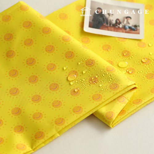 防水ハッピーサンポリ防水布大幅スマイル128