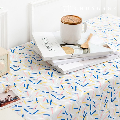 防水キューティーラインポリ防水布大幅パタン218