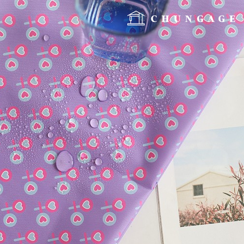 防水マジックキャンディポリ防水布大幅ハート132