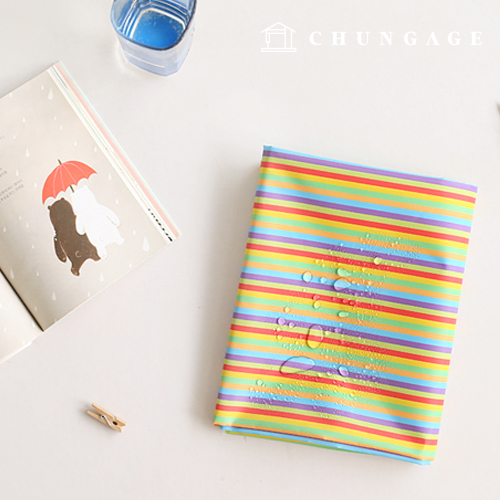 防水ティーンポリ防水布大幅ストライプ140