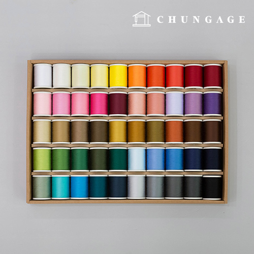 コアサミシン室ミシン室小型縫製45水2合50色糸セット