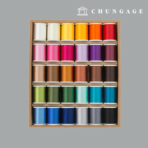 刺繍糸ミシン刺繍室レーヨンミシン室縫製30色50色セット