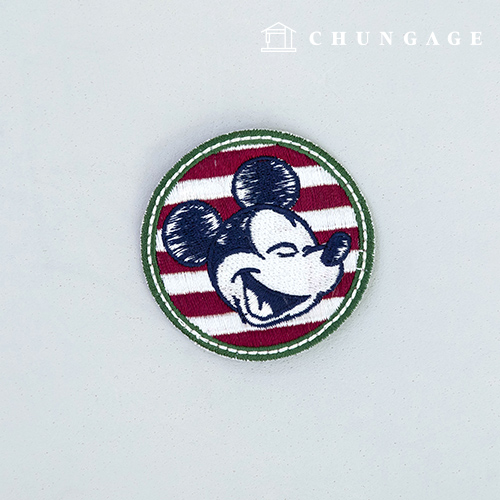 最新トレンドの生地モール 韓国生地モール 1000gage ディズニー 5 7 ディズニー ワッペン ディズニーワッペン 刺繍パッチキャラクターぬいぐるみワッペンヴィンテージミッキー2 Wmaf014
