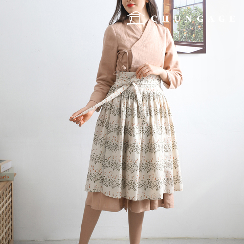 韓服パターン女性韓服チョリックワンピース服作りフュージョンウエストスカート女性服パターンP1583