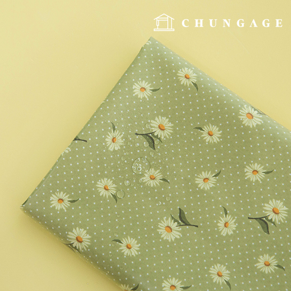 防水布花柄フラワー生地ラミネートTPU防水生地ロマンチコ