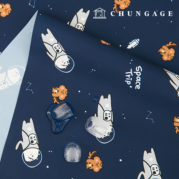 防水布 DTP 防水布 広幅宇宙旅行 W084