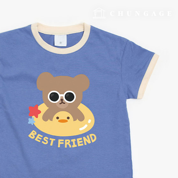 転写紙アイロンステッカーキュートダックベア