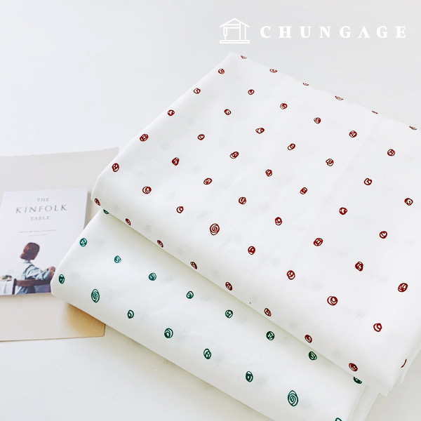 コットン生地コットン20カウントドングルドングル2種