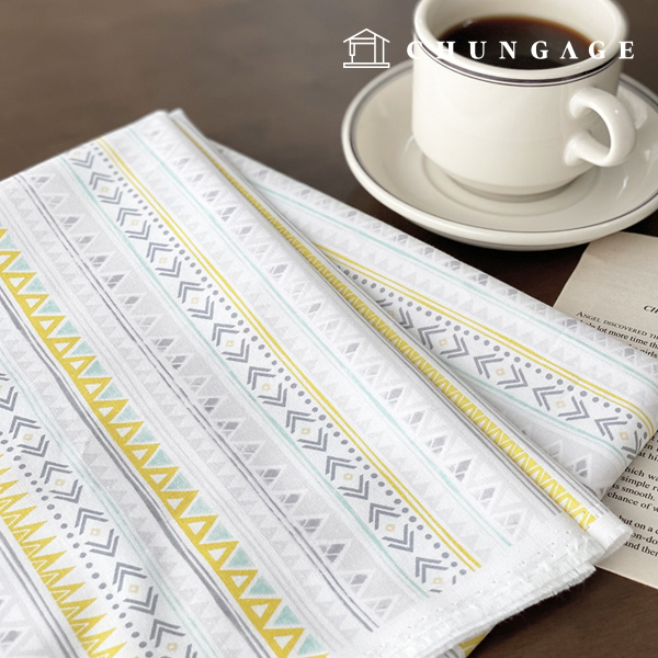 コットン生地コットン20カウント感性アステカ