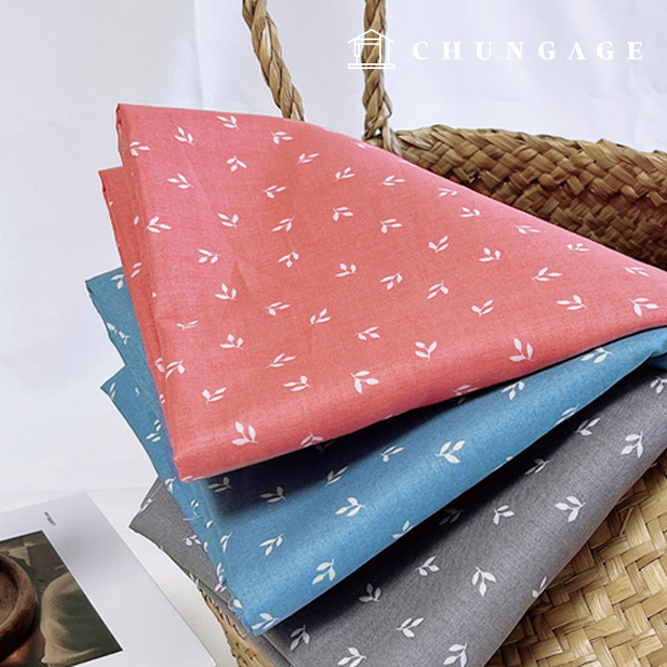 綿生地抗菌防臭加工30カウント 広幅葉付き3種