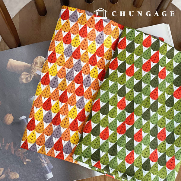 オックスフォード生地コットン20カウントリーフ2種