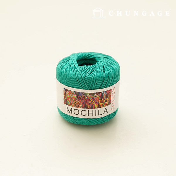 モチラシコットン綿糸コ針編み糸糸エメラルド024