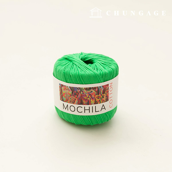 モチラシ綿綿綿糸針編みヤーンスプリンググリーン025
