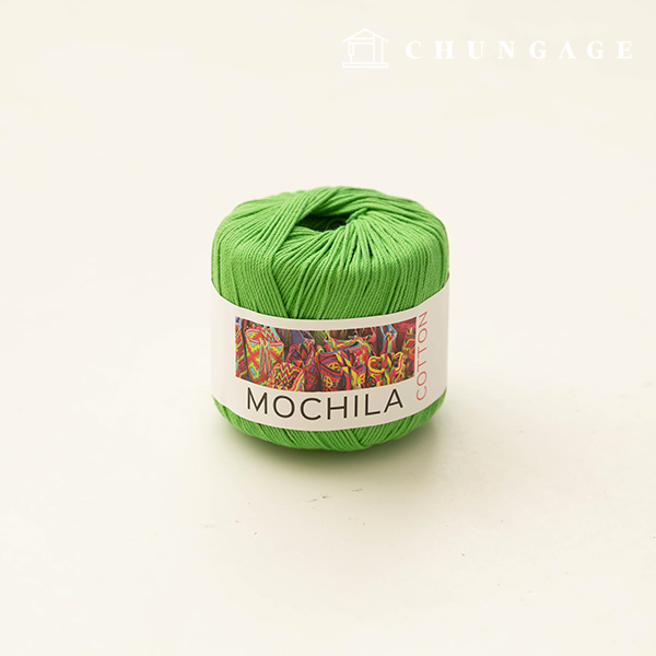モチラシ綿綿綿糸針編みヤーンフォレストグリーン028
