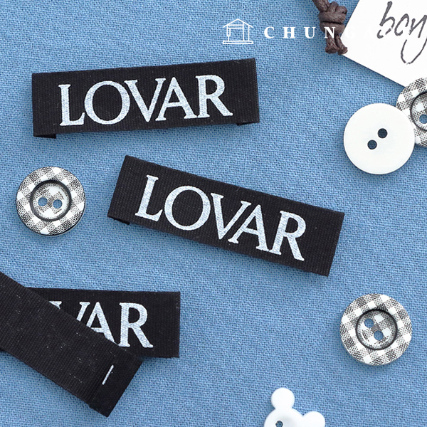 ロブア綿ラベルブラック58610